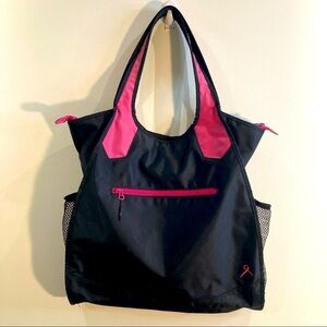 THE RUNNING  ROOM Cure For Cancer Nylon Zipper Closure Multiple Compartments